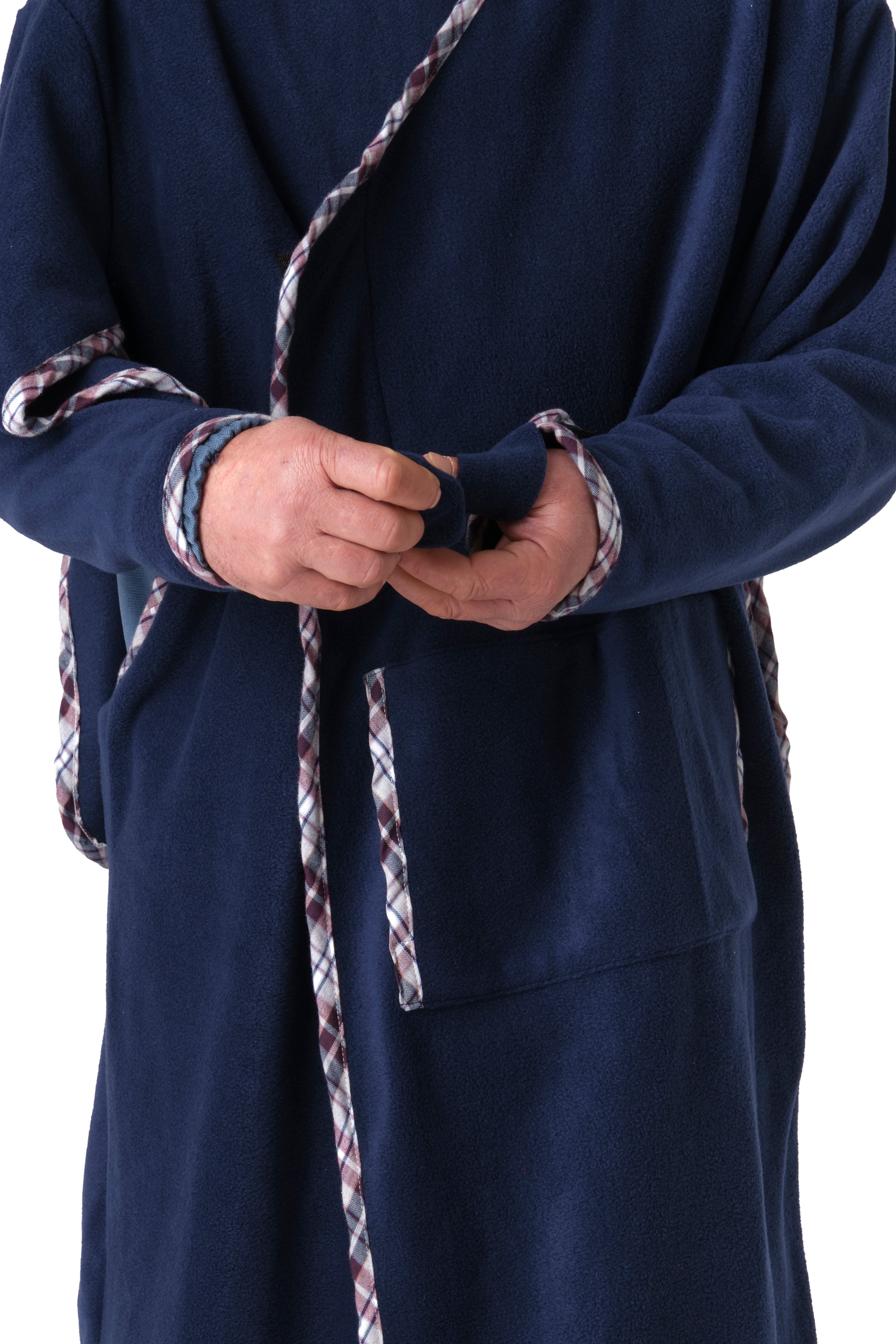 FERRUCCI COMFORT Body Sanitaire Coton Fermeture Éclair - Unisexe Bleu S - Fabriqué En Italie